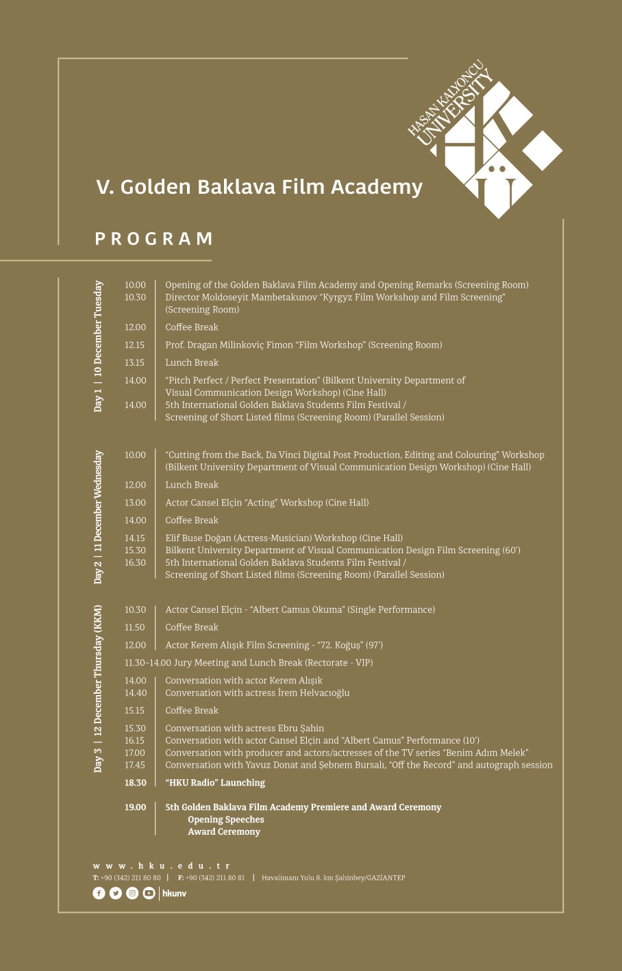 Fifth golden baklava program