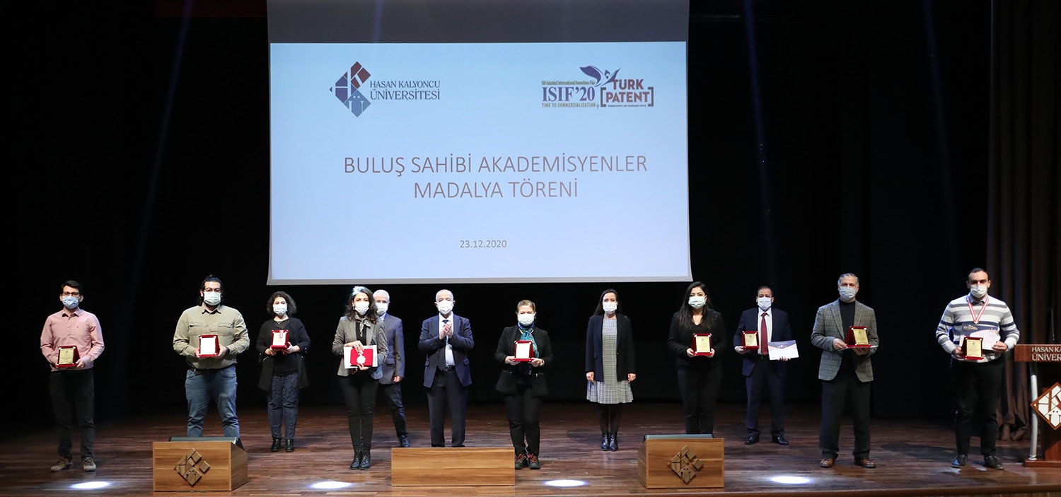 buluş sahibi akademisyenler için tören düzenlendi