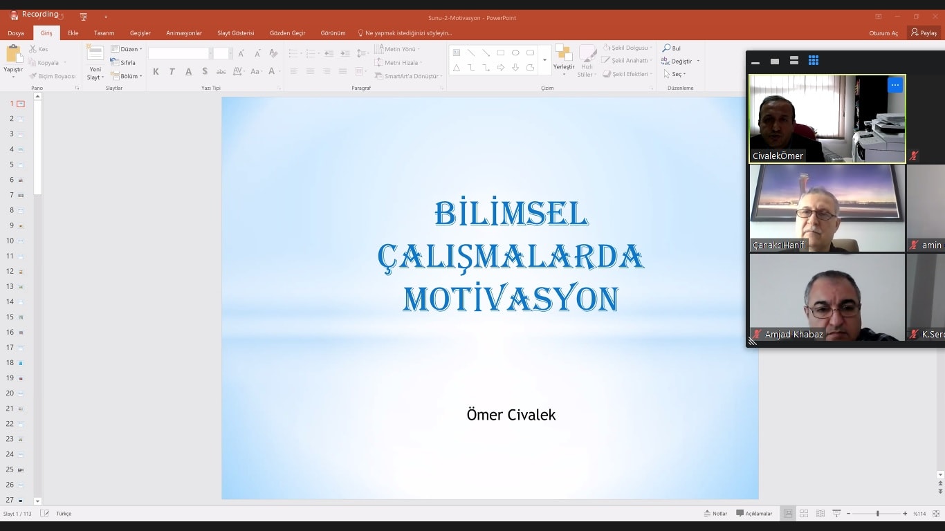 bilimsel çalışmalarda motivasyon