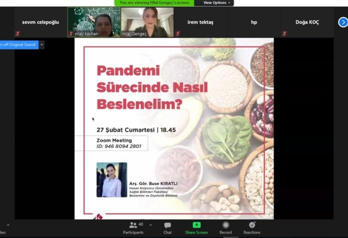 Pandemi Beslenme