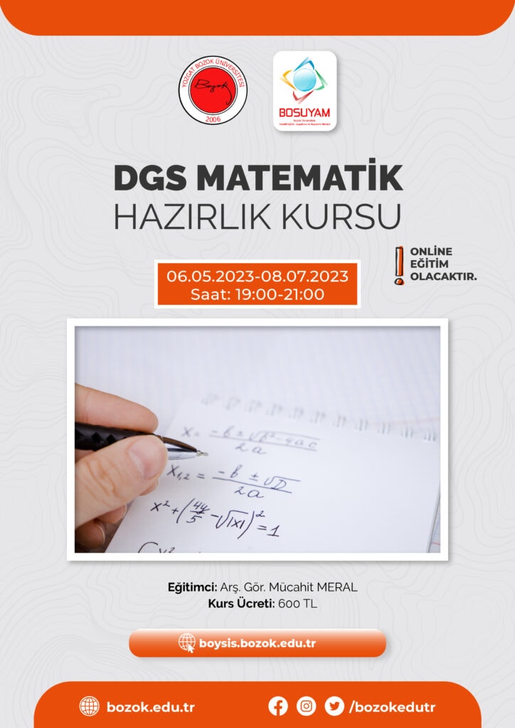 DGS Matematik Hazırlık Kursu