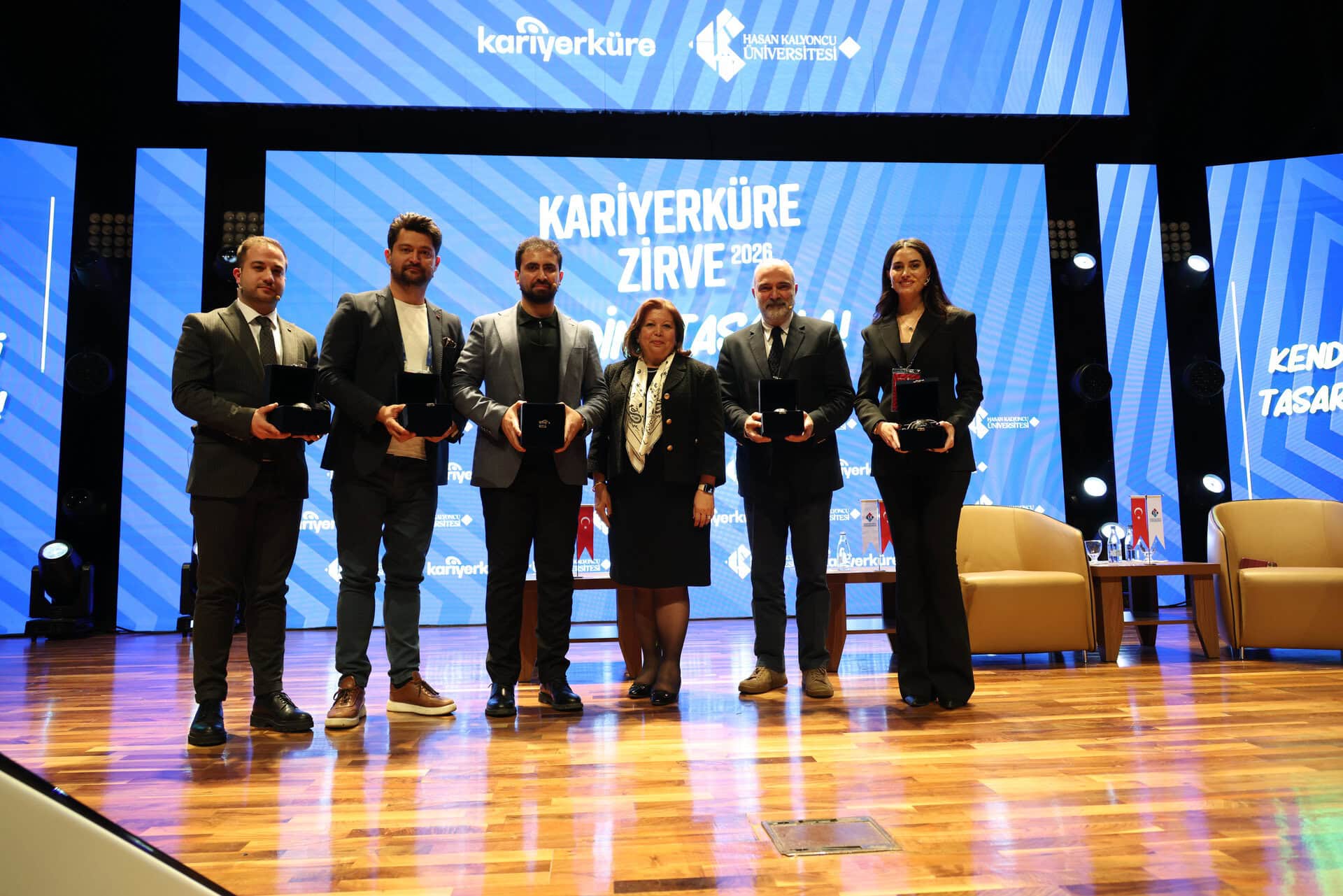 KariyerKüre Zirvesi 2026 etkinliğinde Hasan Kalyoncu Üniversitesi'nde güçlü katılım sağlandı.