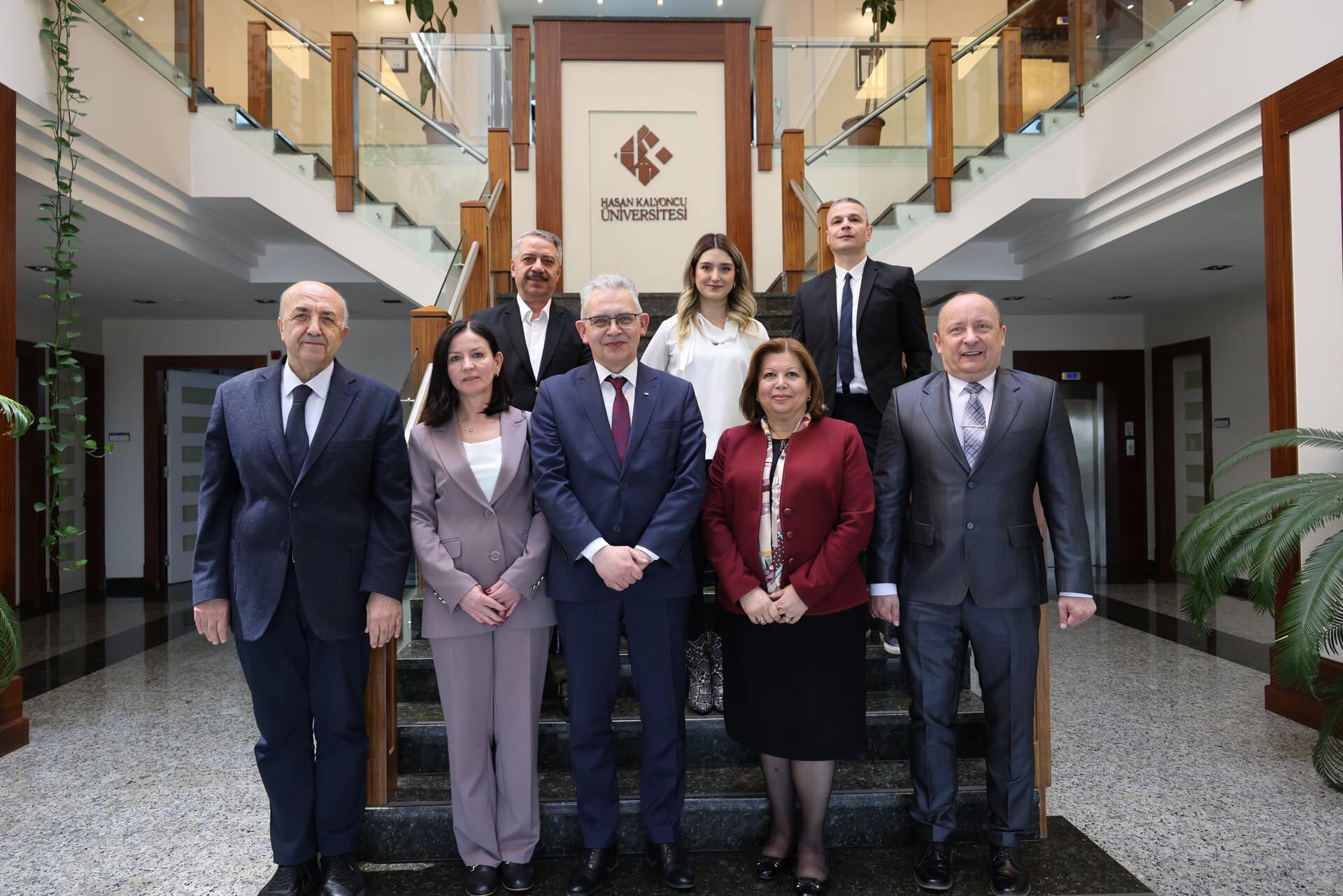 Hasan Kalyoncu Üniversitesi ve Zielona Góra Üniversitesi işbirliği toplantısı.