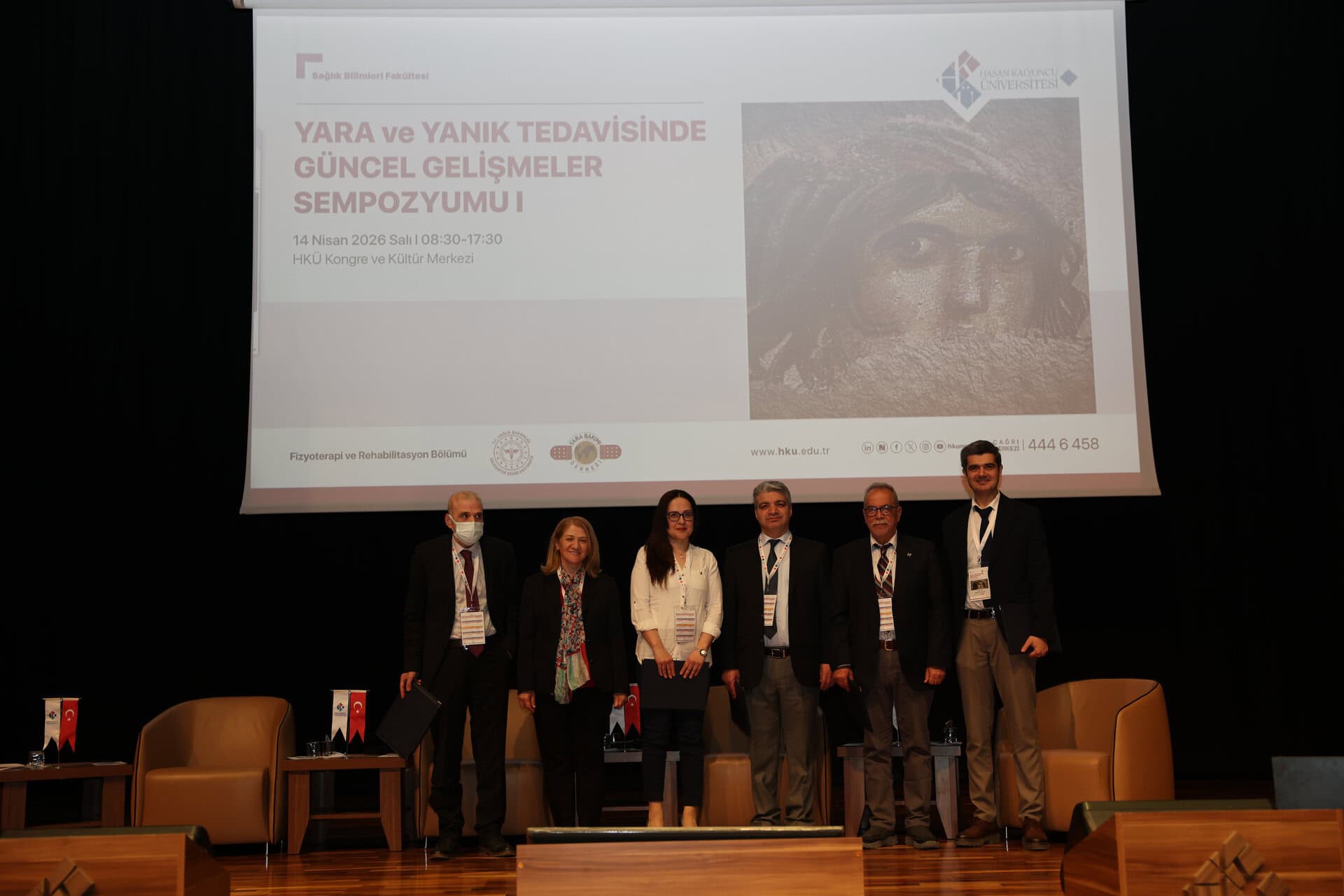 Yara ve yanık tedavisi güncel gelişmeler sempozyumu, Hasan Kalyoncu Üniversitesi'nde gerçekleştirild.